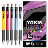 M&G Retractable Ball Pen 0.7mm blue Comfort rubber grip (10 per pack)