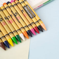 M&G 8mm*90mm Round Crayon 12 colors (1 per pack)