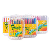 M&G Twistable Crayon 18 colors PP Box Package (1 per pack)
