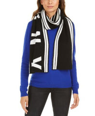DKNY black/white scarf