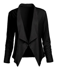 Lily Black Open Cardigan