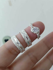 Campus Sophisticate Collection 925 Pure Italian Silver Rings