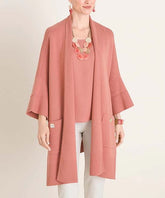 Chico's Canyon Rose Sweater Kimono