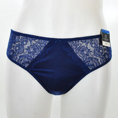 INC International Concepts Smooth Lace Thong Bright Blue