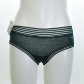 Calvin Klein Striped-Waist Thong QD3670 Black