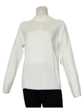 Salon Studio Cream Zip Neck Sweater