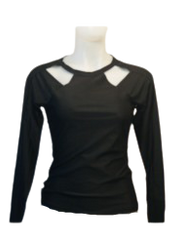 Cool Run cutout long sleeve top