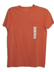 Orange textured t-shirt