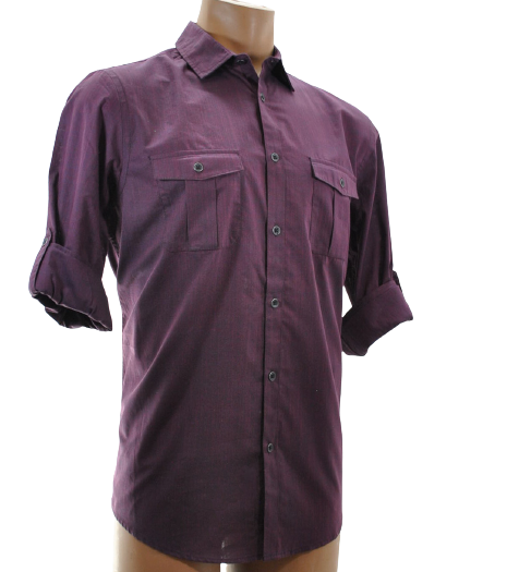 Alfani Men Port Warren Long Sleeve Shirt Large