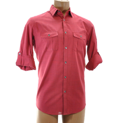 Alfani Men Tango Red Warren Long Sleeve Shirt XXL