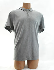 Alfani Men Charcoal Heather Solid Table Polo 3XL