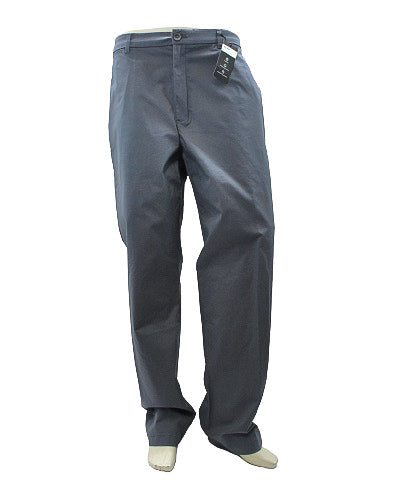 Alfani Men Grey AlfaTech Stretch Flat Front Chino 38X32