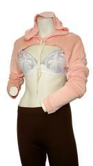 Glitz Pink/Cream Crop Top