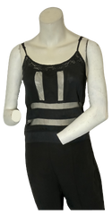 Milau Black Spaghetti Strap Top