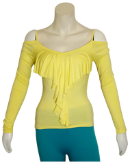 Vizio USA Yellow Long Sleeve Top