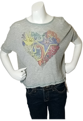 Libertalia Gray Patterned Blouse