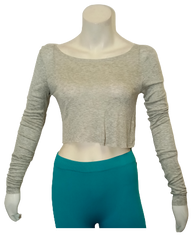Love In Long Sleeve Crop Top