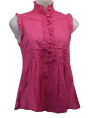 Runway Paris Pink Buttoned Top