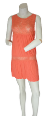 En Crème peach designer dress