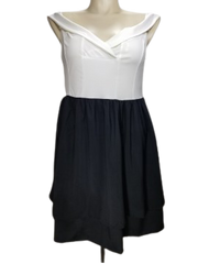 Dressfo black/white dress 2x