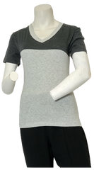 Zenana Outfitters Gray T-Shirt