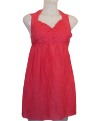 Minuet Salmon Ruffled Dress