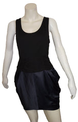 Minuet Black/Navy Layered Dress