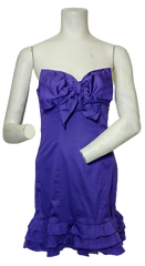 Minuet Purple Strapless Dress