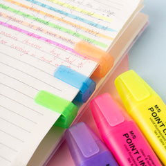 M&G Scented Highlighter 6 colors Yellow/Blue/Green/Purple/Pink/Orange (6 per pack)