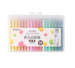 M&G Soft Brush Watercolor Pen Washable 36 colors (1 per pack)