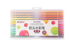 M&G Soft Brush Watercolor Pen Washable 48 colors (1 per pack)