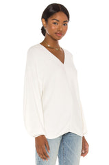 balloon sleeve sweater dress