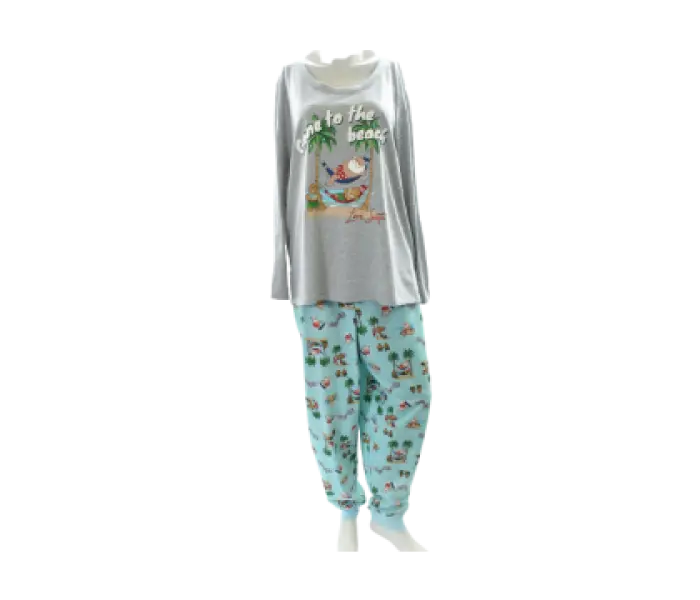 Family Pajamas Tropical Beach Santa Pajama Set