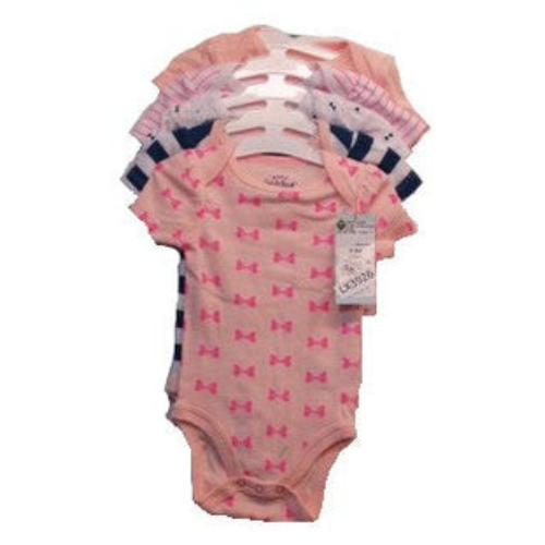 Baby girl's pink onesie set