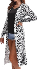 UDEAR Black & White Leopard Duster