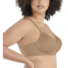 Vanity Fair Nearly Invisible Damask Neutral Bra