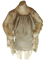 INC Blush Sheer Flower Scarf – Lightweight Nylon-Rayon Blend, Elegant Wrap (70.5"x21")