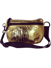 Donna Karan New York Gold/Black Fanny Pack (m/l)