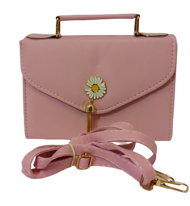 Diva General Collection Elegant Pink Sunflower Purse – Stylish Handbag with Removable Strap