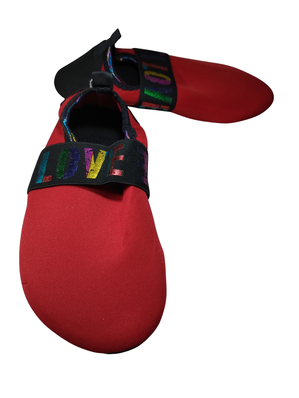 Red & Black "Love" Watershoes