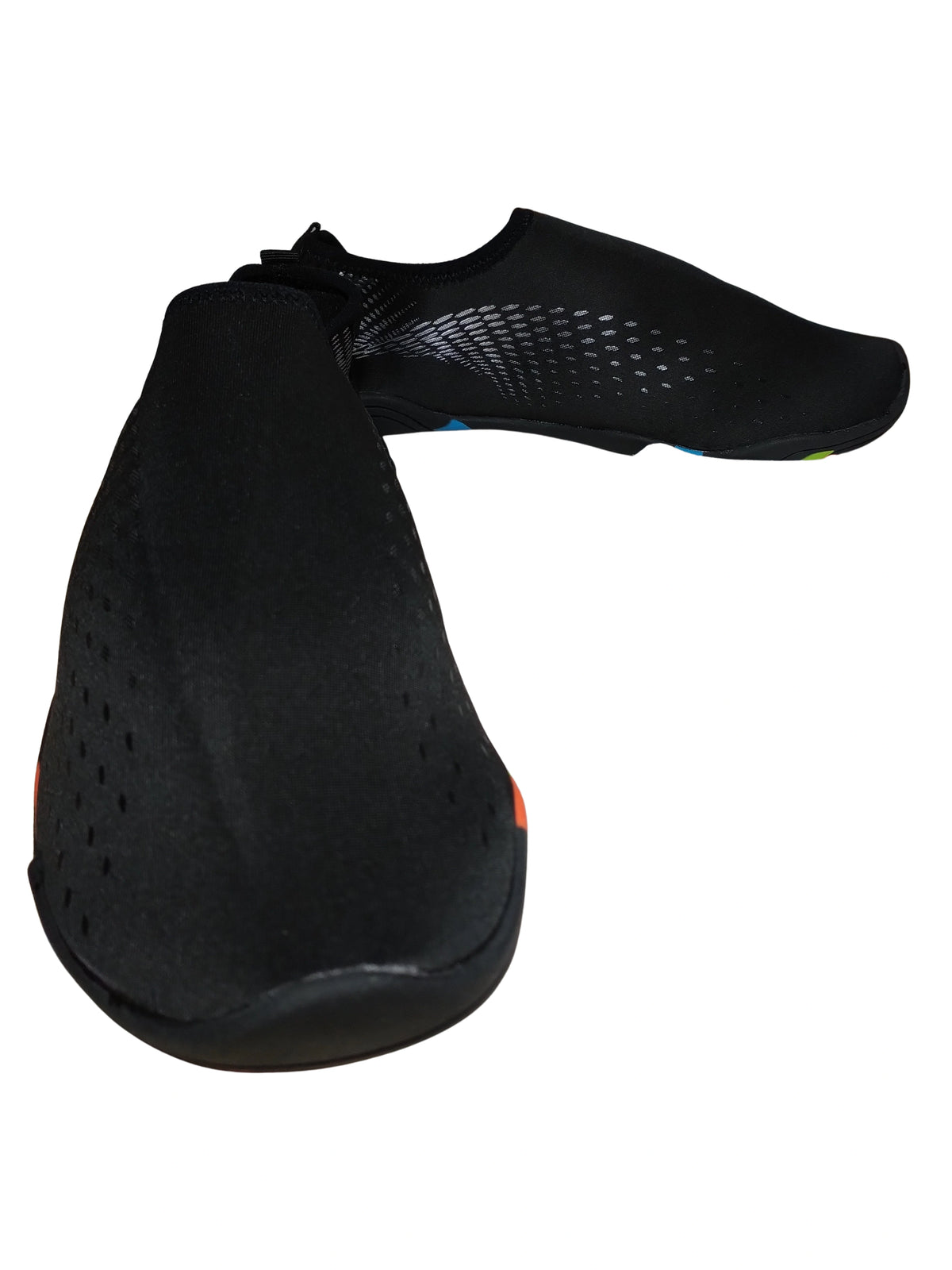 Fashion Black/Grey Dot Water Shoes - Lightweight Size 43 Quick-Dry Aqua Footwear