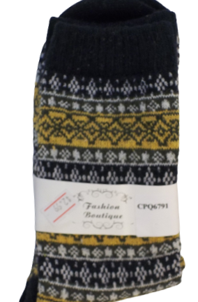 Navy Women's Socks Pair