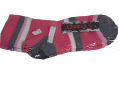 Pink/Gray 3 Street Socks