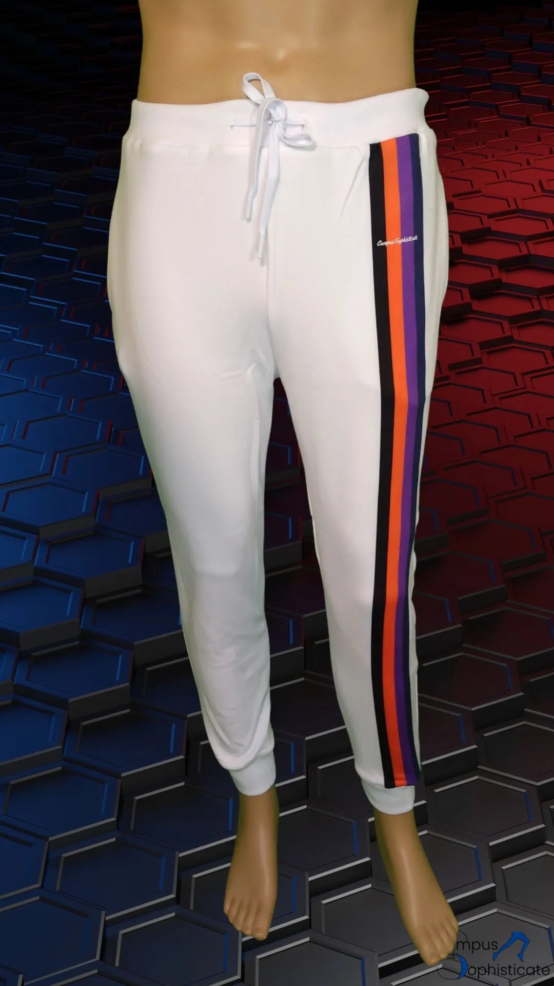 white sweatpants for men​