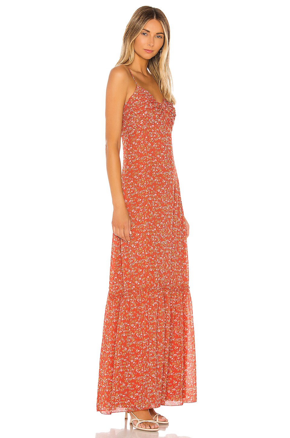 printed maxi dress