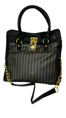 Del Mano Large Tote Purse - Black (Brand New with Tags)