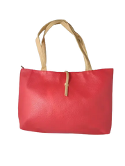 Diva General Collection Red Pebbled Tote and wallet - Unlined