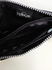 Kipling Black Polyester Clutch