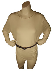 Diva General Grey & Black Reversible Belt  .5"x34.75" Pleather Waist Belt with Rhinestone Buckle (Bendy Design)