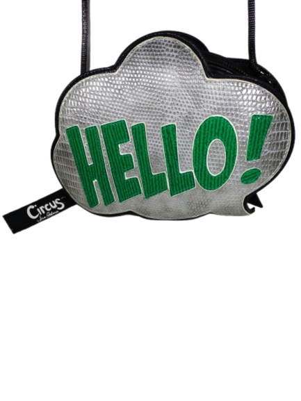 Circus by Sam Edelman Silver/Black/Green Crossbody Hello  preowned